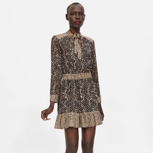 Zara Animal Print Dress